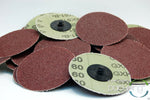 (25pc) Rogue River Tools 3" Quick-Change Sanding Discs (Type - R) (180 Grit)