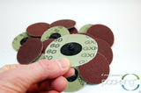 (25pc) Rogue River Tools 3" Quick-Change Sanding Discs (Type - R) (180 Grit)