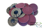 (25pc) Rogue River Tools 3" Quick-Change Sanding Discs (Type - R) (180 Grit)