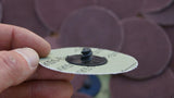 (25pc) Rogue River Tools 3" Quick-Change Sanding Discs (Type - R) (180 Grit)