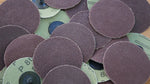 (25pc) Rogue River Tools 3" Quick-Change Sanding Discs (Type - R) (180 Grit)