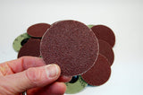 (25pc) Rogue River Tools 3" Quick-Change Sanding Discs (Type - R) (180 Grit)