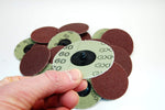 (25pc) Rogue River Tools 3" Quick-Change Sanding Discs (Type - R) (180 Grit)