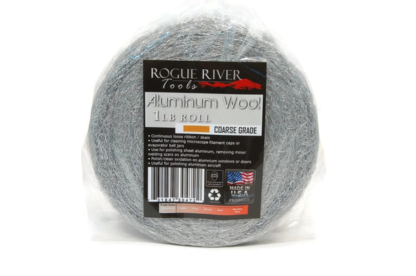 Rogue River Tools Brass Wool 1lb Roll or Reel - Fine. Made in The USA!