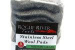 Rogue River Tools Stainless Steel Wool Pads - Medium